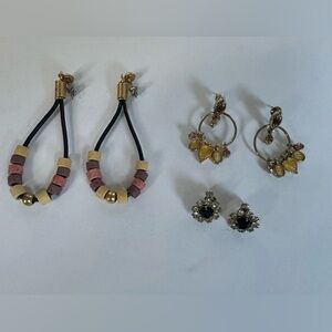 Colorful Beaded Bracelets and Elegant Earrings Set